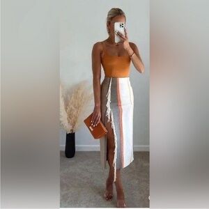 SALE! New! ZARA linen blend pencil skirt!